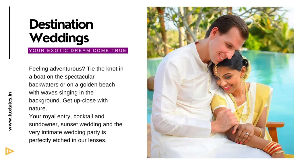 Destination Wedding Photographers in  Trivandrum Kerala